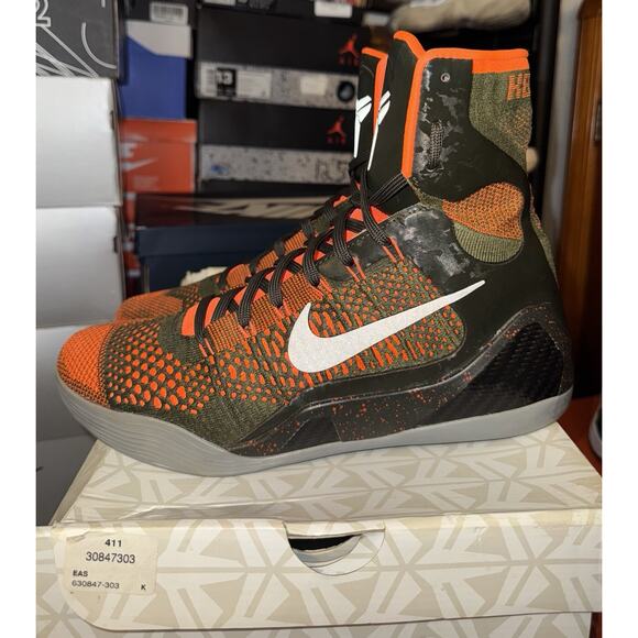 Nike Kobe 9 Elite Sequoia Men’s 11 with Original Box - Picture 3 of 8